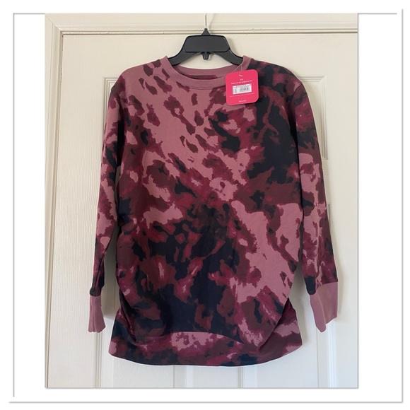 Women’s Match Back Maternity Sweatshirt by Isabel & Ingrid XS NWT - Picture 2 of 4